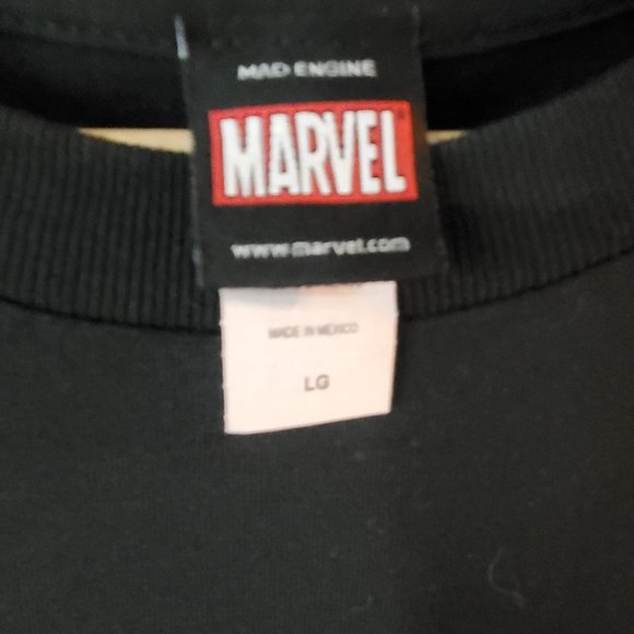 Mens Vintage Marvel Punisher Big Print Logo T-shirt Mad Engine Large - Picture 6 of 10